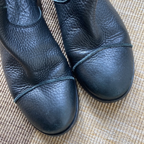 J.Crew pebbled leather flat booties - Picture 2 of 9